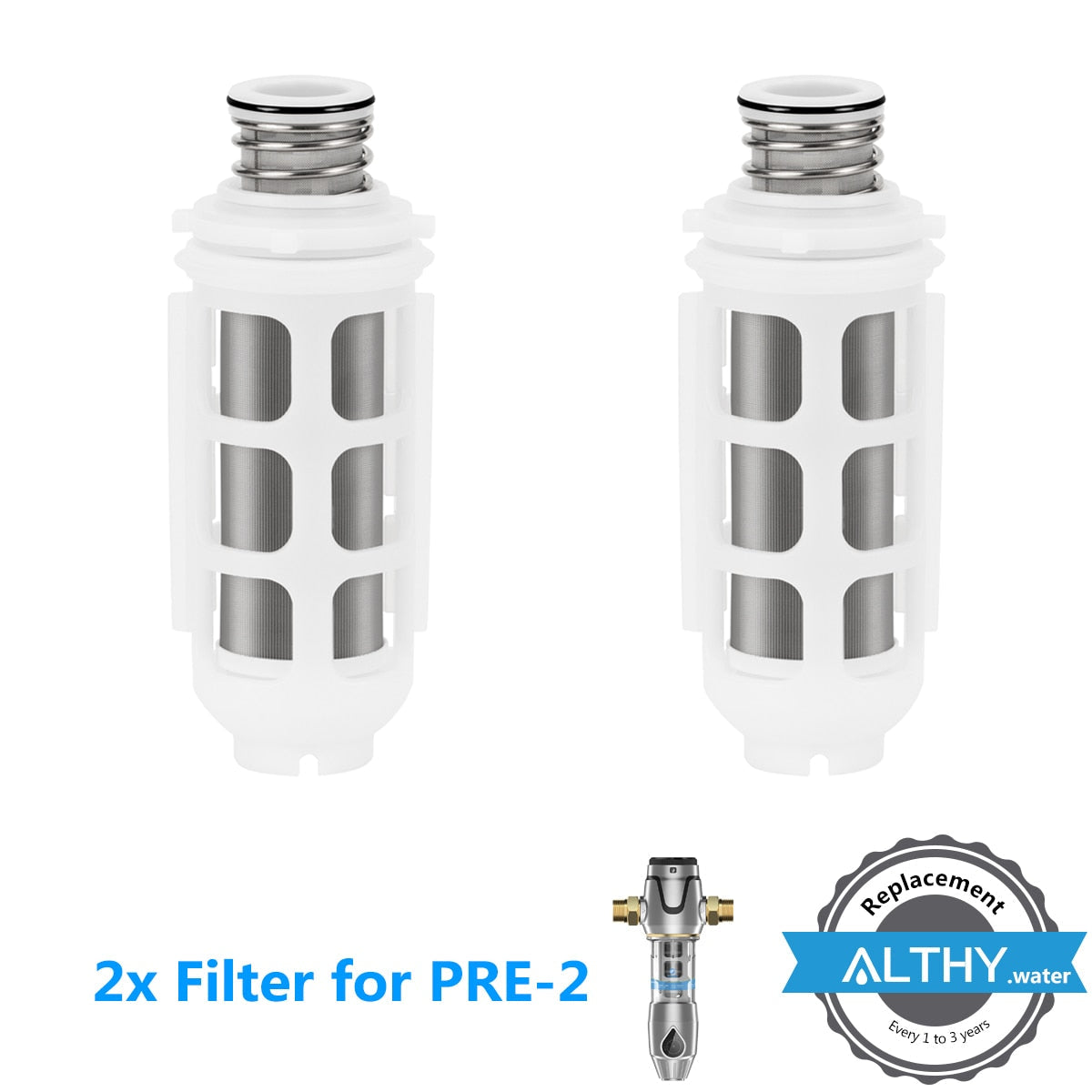 Backwash Water Filter Replacement For ALTHY PRE1 / PRE2 / PRE3 / PRE4 / AUTO2 Central Prefilter System Stainless Steel Mesh  Hardware > Plumbing > Water Dispensing & Filtration 95.99 EZYSELLA SHOP