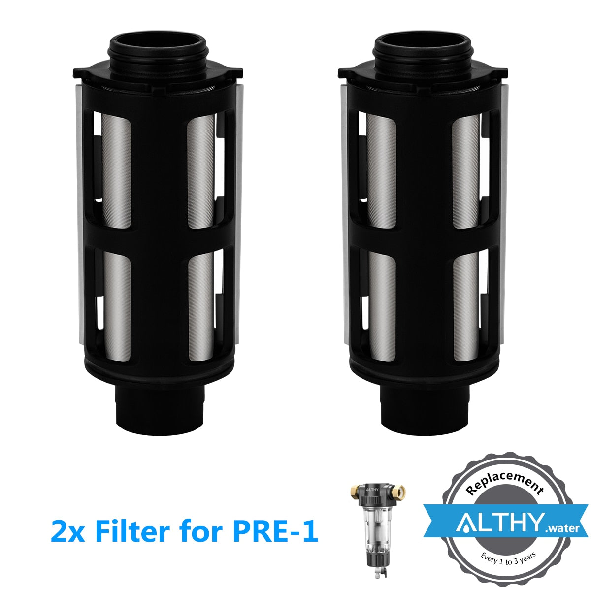 Backwash Water Filter Replacement For ALTHY PRE1 / PRE2 / PRE3 / PRE4 / AUTO2 Central Prefilter System Stainless Steel Mesh 2xfilterforPRE1China Hardware > Plumbing > Water Dispensing & Filtration 95.99 EZYSELLA SHOP