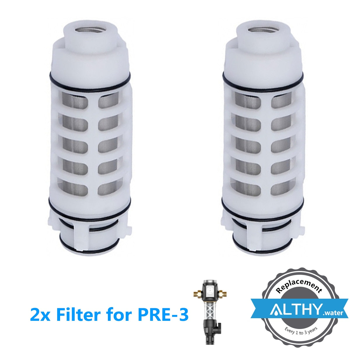 Backwash Water Filter Replacement For ALTHY PRE1 / PRE2 / PRE3 / PRE4 / AUTO2 Central Prefilter System Stainless Steel Mesh 2xfilterforPRE3China Hardware > Plumbing > Water Dispensing & Filtration 95.99 EZYSELLA SHOP