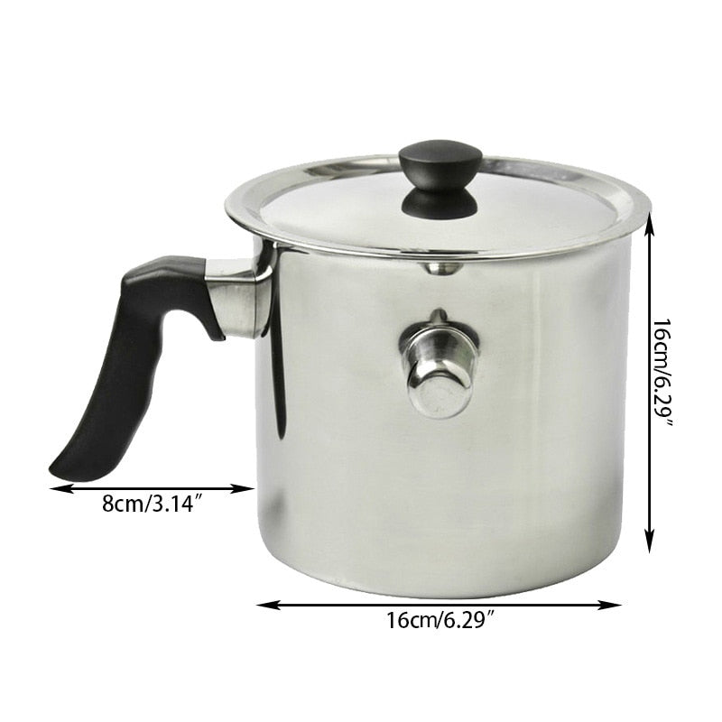Bee Wax Melting Pot Stainless Steel Heatproof Durable Beekeeping Wax Melting Pot with Lid for Melting Bee Wax  Business & Industrial > Agriculture 91.99 EZYSELLA SHOP