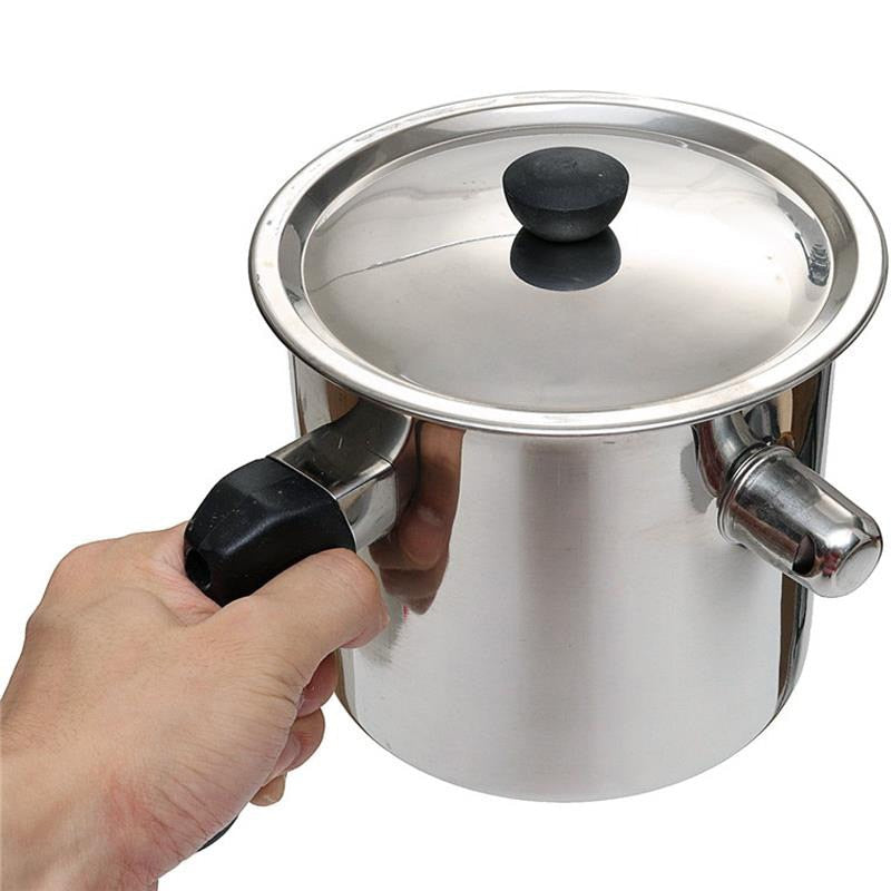 Bee Wax Melting Pot Stainless Steel Heatproof Durable Beekeeping Wax Melting Pot with Lid for Melting Bee Wax  Business & Industrial > Agriculture 91.99 EZYSELLA SHOP