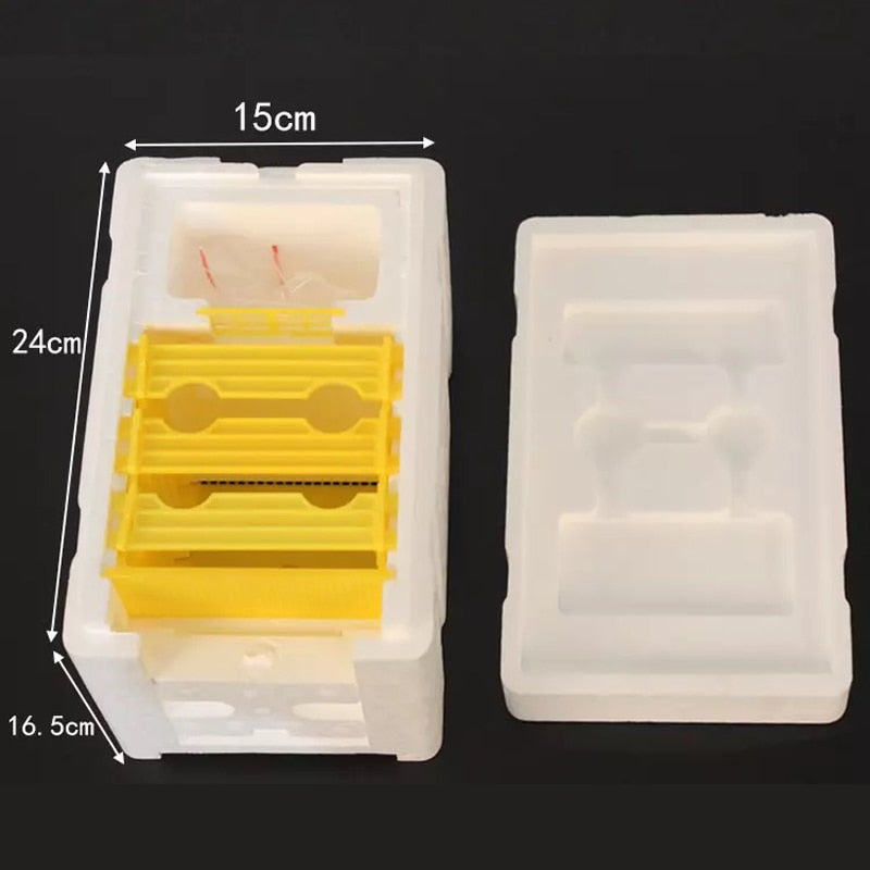 Beehive Beekeeping King Box Foam Home Bee Hive Pollination Boxes Harvest Bee Hive Beekeeper Mating Supplies  Business & Industrial > Agriculture 68.34 EZYSELLA SHOP