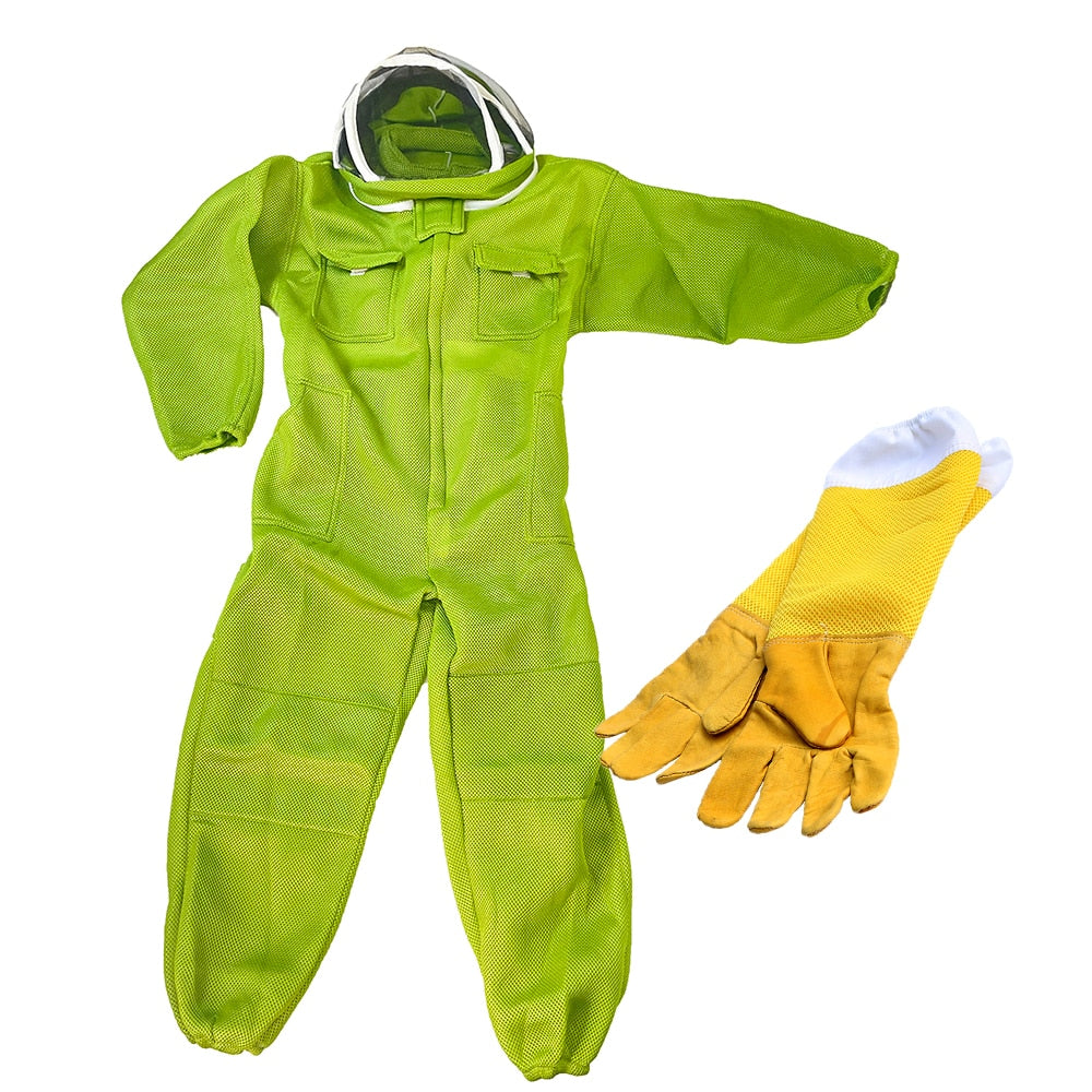 Beekeeper 3D Breathable Cloth Protection Long Sleeve Coverall Gloves Suit  Extra Large Size Beekeeping Bee Farm Tools Supplies 1setXXL Business & Industrial > Agriculture 101.99 EZYSELLA SHOP