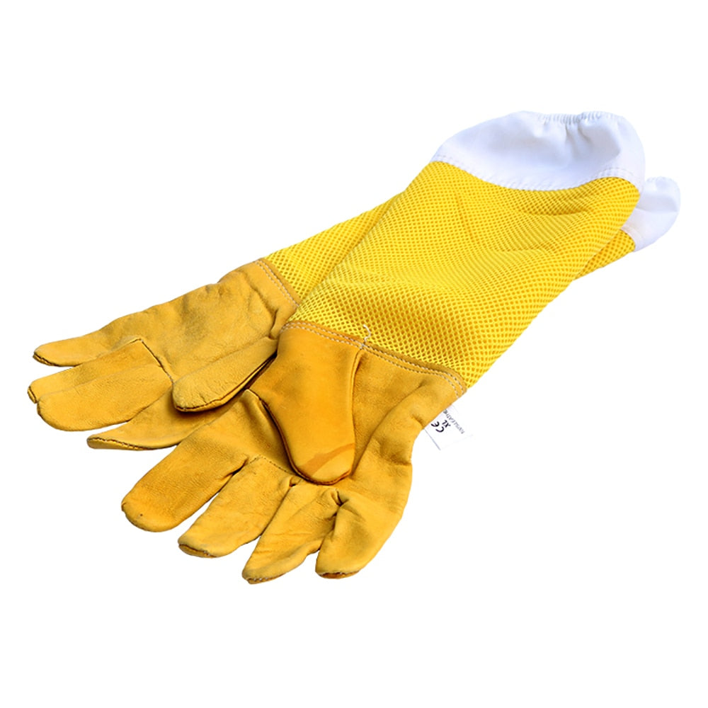 Beekeeper 3D Breathable Cloth Protection Long Sleeve Coverall Gloves Suit  Extra Large Size Beekeeping Bee Farm Tools Supplies 1pairXXL Business & Industrial > Agriculture 37.99 EZYSELLA SHOP