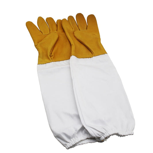 Beekeeping Gloves Protective Sleeves Ventilated Professional Sheepskin And Canvas Anti Bee For Apiculture Beekeeping Gloves  Business & Industrial > Agriculture 56.70 EZYSELLA SHOP