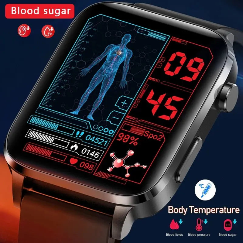 Blood Sugar Smart Watch Men Sangao Laser Treat Health Heart  Apparel & Accessories > Jewelry > Watches 189.99 EZYSELLA SHOP