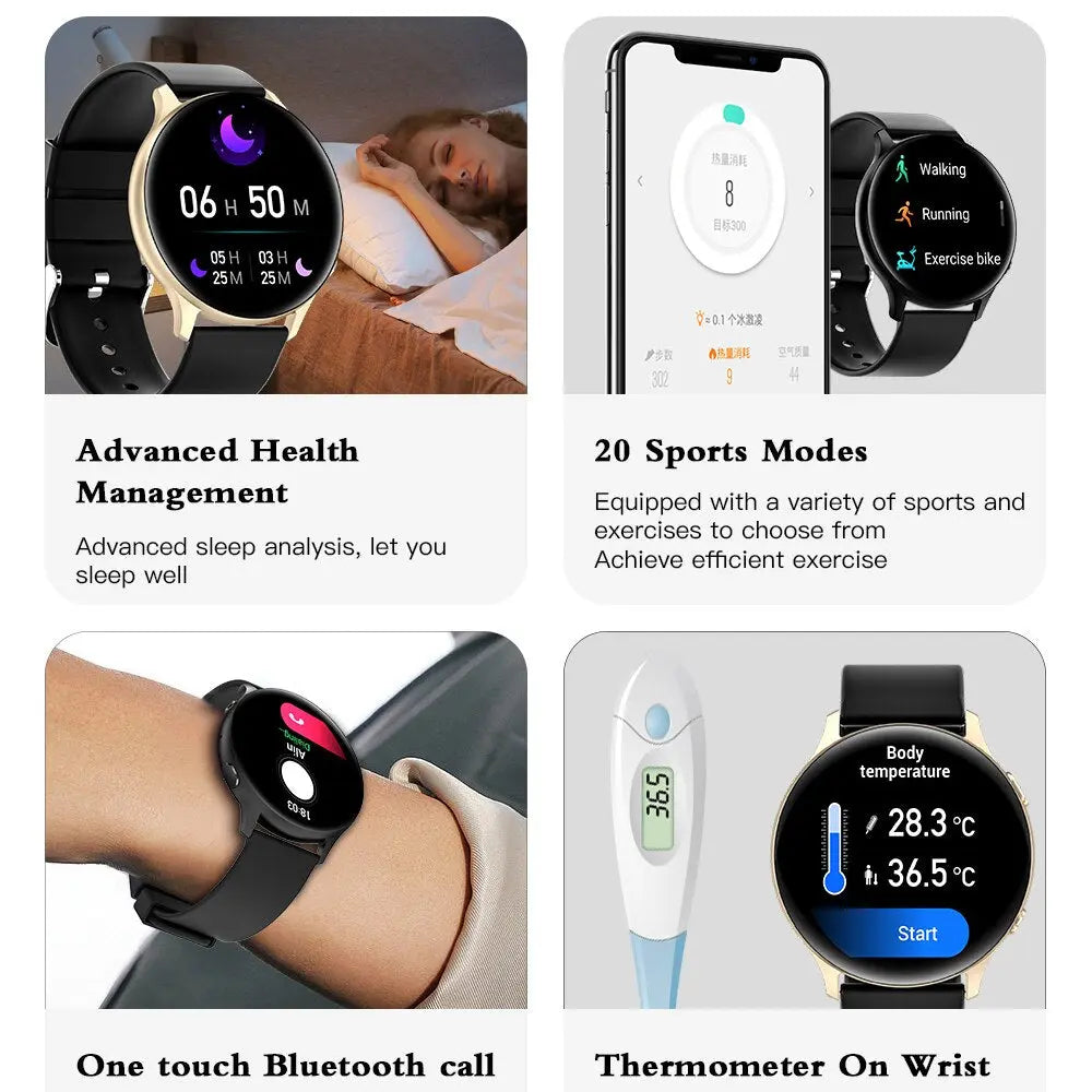 Bluetooth Call Smart Watch Men Full Touch Screen Sports Fitness  Apparel & Accessories > Jewelry > Watches 145.03 EZYSELLA SHOP