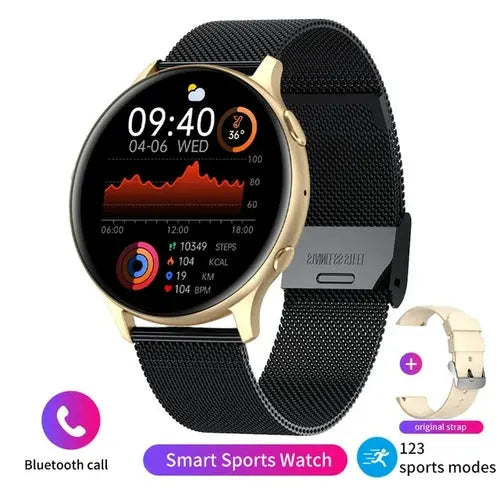 Bluetooth Call Smart Watch Men Full Touch Screen Sports Fitness Pink Apparel & Accessories > Jewelry > Watches 155.80 EZYSELLA SHOP