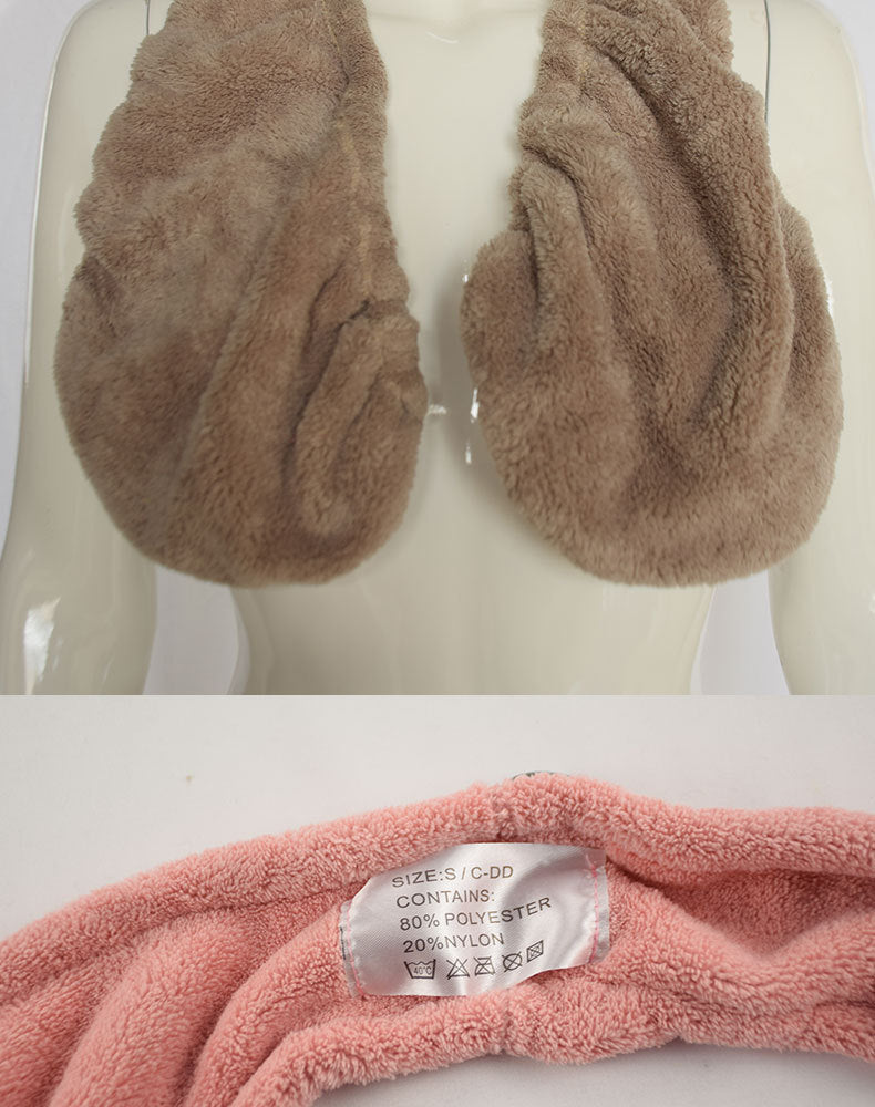 Bra Women Breast-feeding Tube Top Bath Towel Hanging Neck Pink Top Women's Intimates Breathable Sexy Towel Female Underwear   50.99 EZYSELLA SHOP