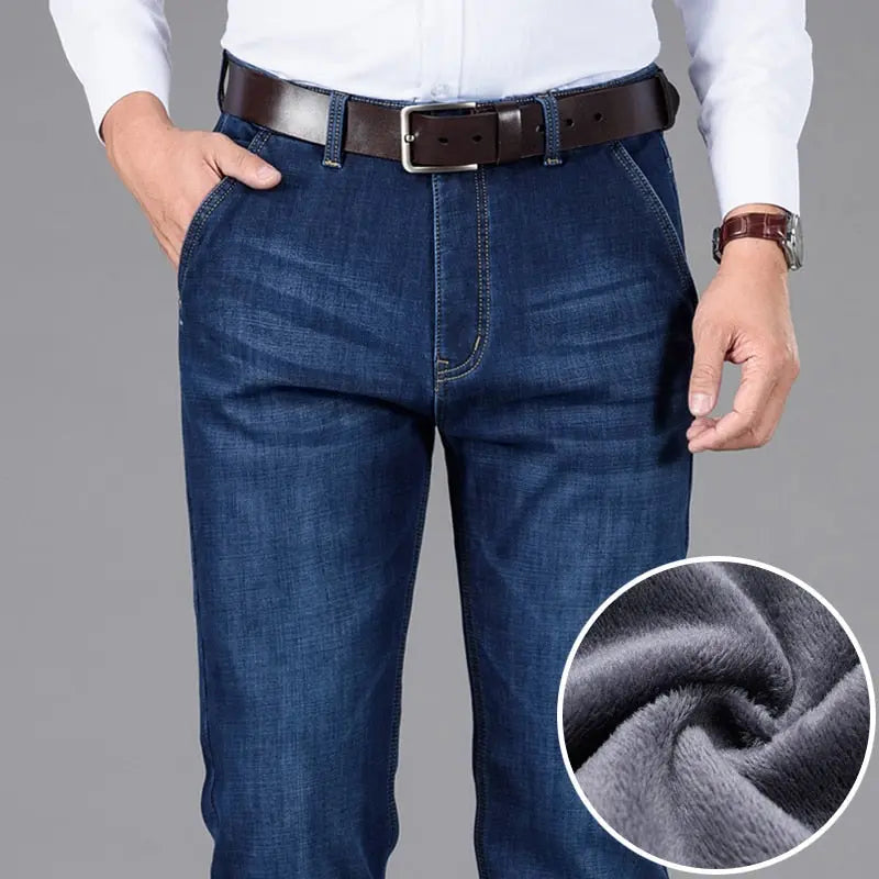 Business Casual Jeans | Fleece Business Jeans | Cotton Business Jeans  Apparel & Accessories > Clothing > Pants 69.60 EZYSELLA SHOP