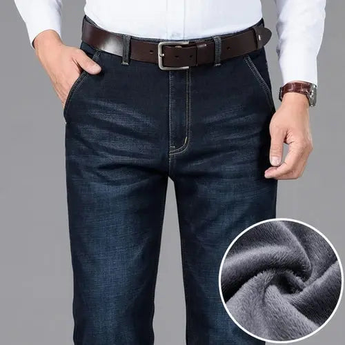 Business Casual Jeans | Fleece Business Jeans | Cotton Business Jeans 40Black Apparel & Accessories > Clothing > Pants 69.60 EZYSELLA SHOP
