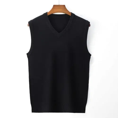 Business Casual Sweater Vest | Sleeveless Pullover | Style Sweater XXXLBlack Apparel & Accessories > Clothing > Shirts & Tops 61.99 EZYSELLA SHOP