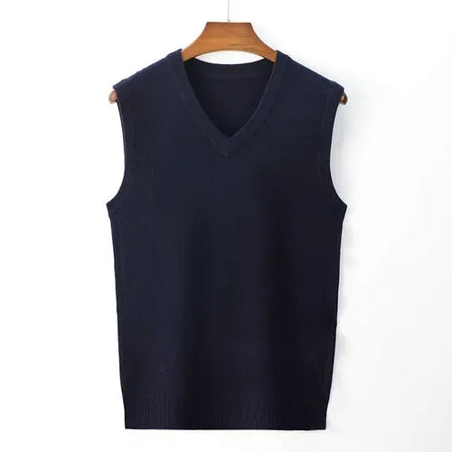 Business Casual Sweater Vest | Sleeveless Pullover | Style Sweater XXXLNavyBlue Apparel & Accessories > Clothing > Shirts & Tops 61.99 EZYSELLA SHOP
