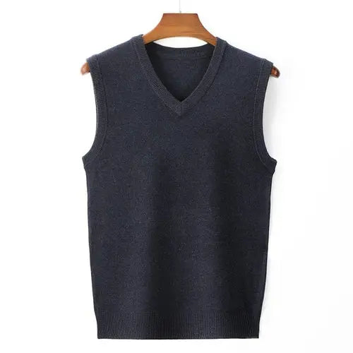 Business Casual Sweater Vest | Sleeveless Pullover | Style Sweater XXXLDarkGrey Apparel & Accessories > Clothing > Shirts & Tops 61.99 EZYSELLA SHOP