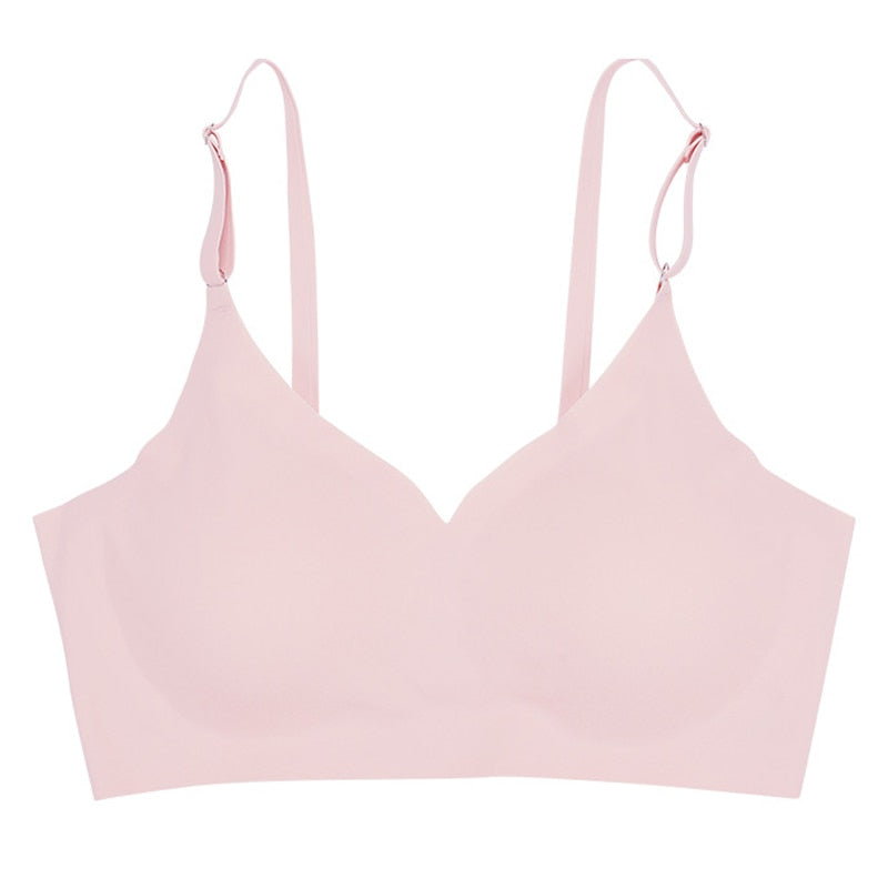 CINOON Seamless Bras for Woman Push Up Underwear Sleep Removable Padded Bralette One Piece Brassiere Wireless Comfort Intimate pinkXL38or85ABC  54.99 EZYSELLA SHOP