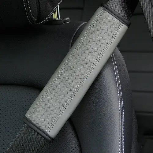 Car Accessories Seat Belt Pu Leather Safety Belt Shoulder Cover Orange Apparel & Accessories > Clothing Accessories > Belts 21.99 EZYSELLA SHOP