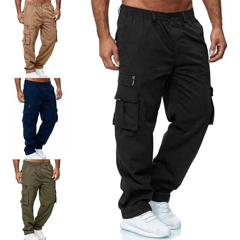 Cargo Pants Casual Pockets Pants for Men Clothing Outdoor Fashion  Apparel & Accessories > Clothing > Pants 66.99 EZYSELLA SHOP