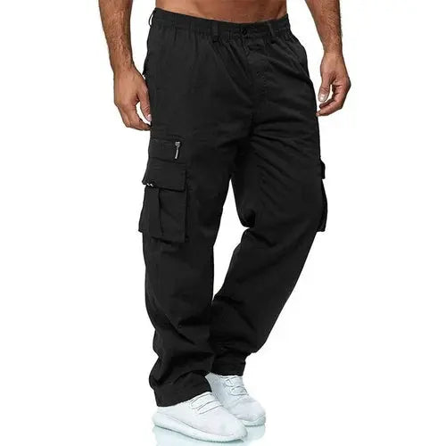 Cargo Pants Casual Pockets Pants for Men Clothing Outdoor Fashion XXXLBlack Apparel & Accessories > Clothing > Pants 66.99 EZYSELLA SHOP