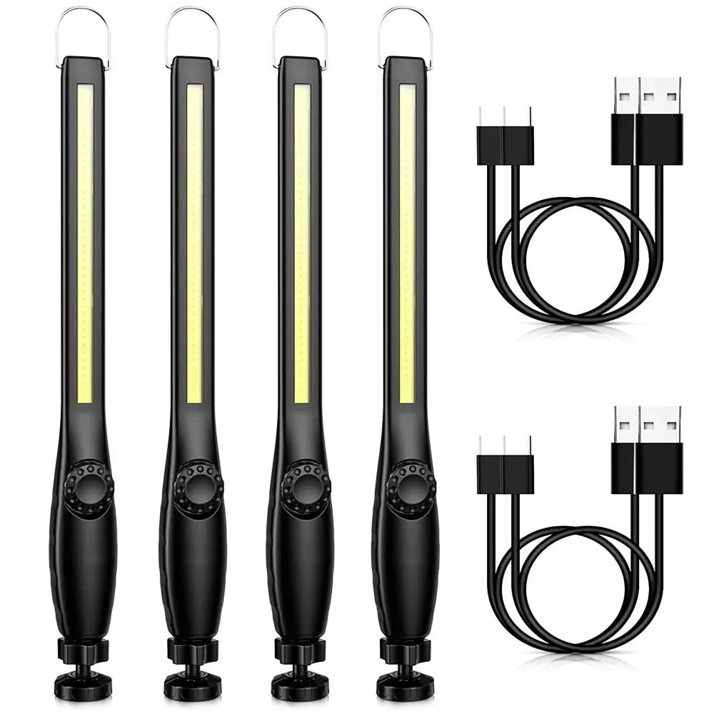 Cob Led Flashlight Magnetic Work Light Usb Rechargeable Torch Hook  Hardware > Tools > Flashlights & Headlamps 73.72 EZYSELLA SHOP