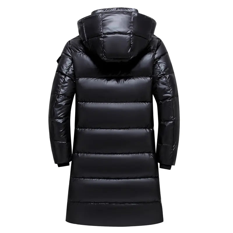 Couple Mid-length Down Jacket Hooded Fashion Thick  Apparel & Accessories > Clothing > Outerwear > Coats & Jackets 196.18 EZYSELLA SHOP