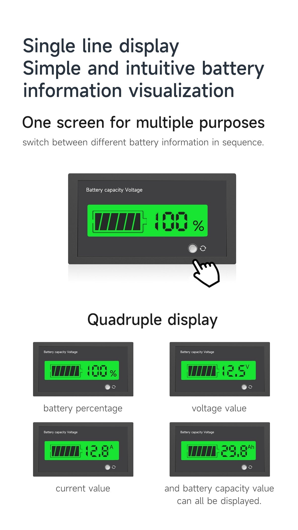 Daly Smart BMS lifepo4 Li-ion Accessories 3s-24s 30A-500A 4s 8s 16s Touch Control Screen LCD Display And CAN BUS AND LIGHT BOARD  Electronics > Electronics Accessories > Power > Battery Accessories 43.29 EZYSELLA SHOP