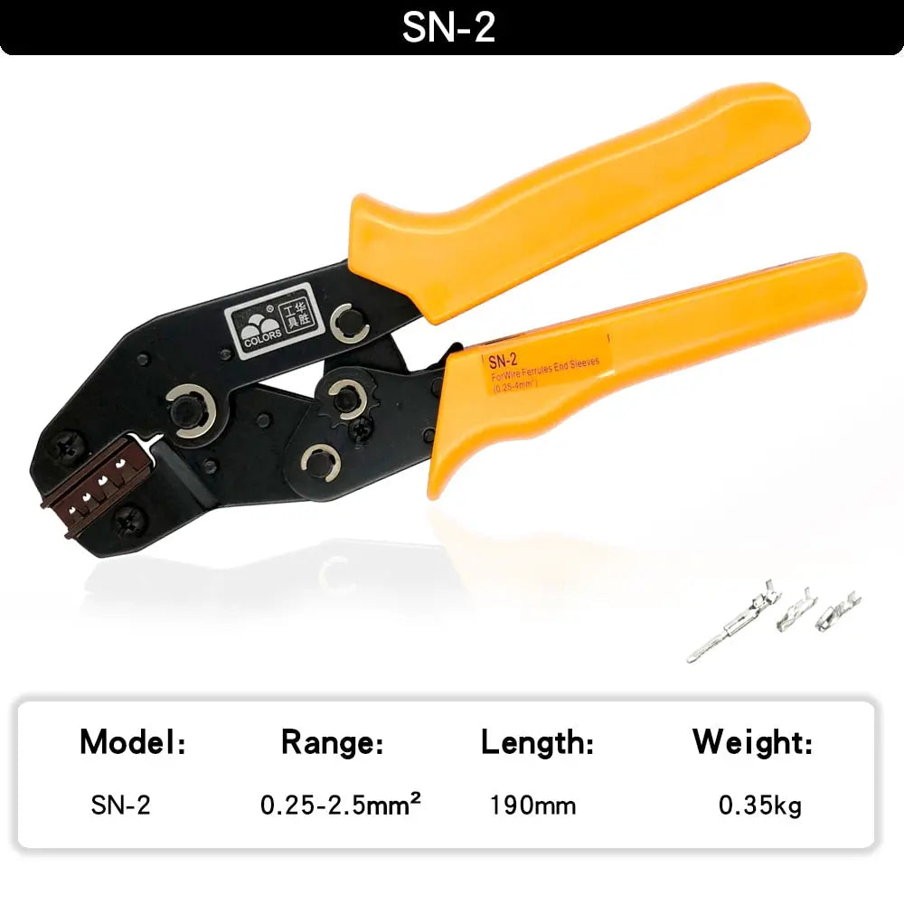DuPont Terminals Crimping Tools SN-2 Pliers Set XH2.54 SM Plug Spring Clamp For JST ZH1.5 2.0PH 2.5XH EH SM Boxed Connector Kit SN2O Hardware > Power & Electrical Supplies > Wire Terminals & Connectors 51.89 EZYSELLA SHOP