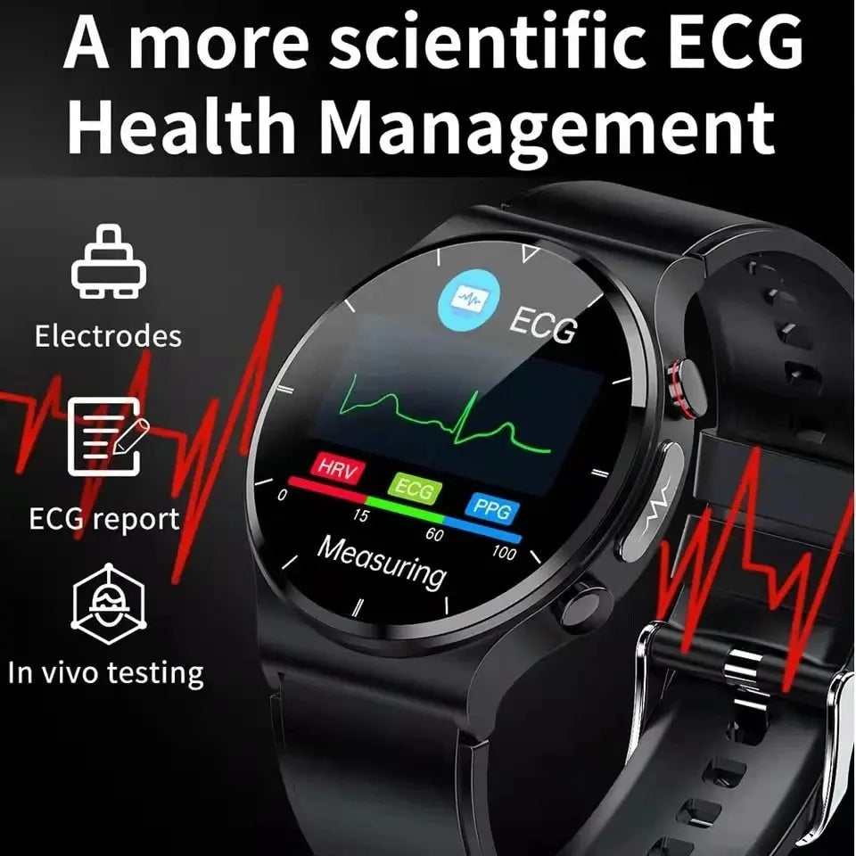 ECG+PPG Health Smart Watches Men Heart Rate Blood Pressure  Apparel & Accessories > Jewelry > Watches 162.99 EZYSELLA SHOP