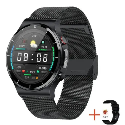 ECG+PPG Health Smart Watches Men Heart Rate Blood Pressure White Apparel & Accessories > Jewelry > Watches 156.99 EZYSELLA SHOP