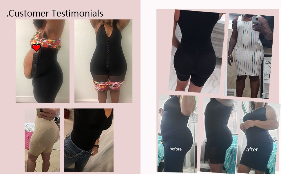 Fajas Colombian Girdle Waist Trainer Butt Lifter Shapewear Women Tummy Control Body Shaper Front Hooks Sheath Buttocks lLfts   70.99 EZYSELLA SHOP