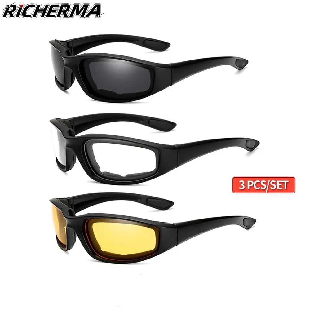 Fashionable Motorcycle Glasses Racing Anti-glare Windproof Vintage Men  Apparel & Accessories > Clothing Accessories > Sunglasses 51.99 EZYSELLA SHOP