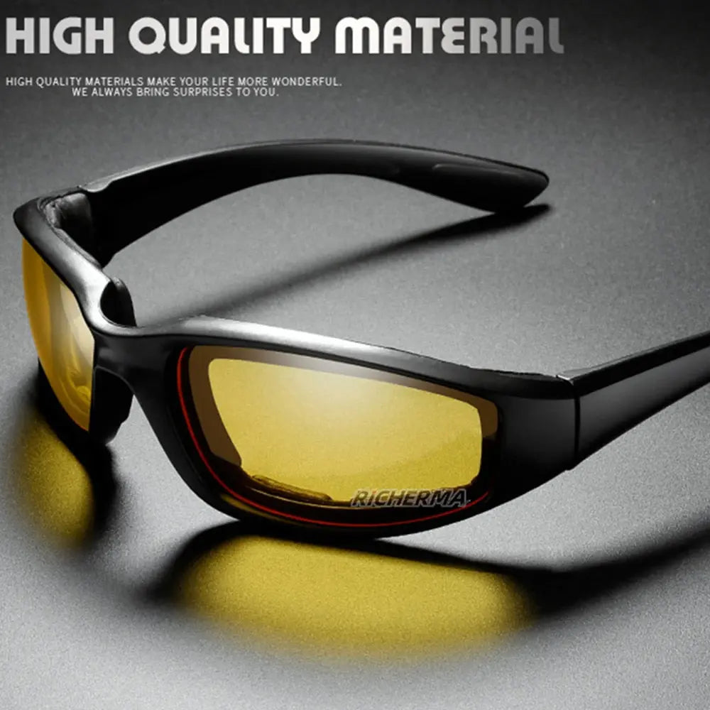 Fashionable Motorcycle Glasses Racing Anti-glare Windproof Vintage Men  Apparel & Accessories > Clothing Accessories > Sunglasses 51.99 EZYSELLA SHOP
