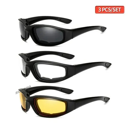 Fashionable Motorcycle Glasses Racing Anti-glare Windproof Vintage Men Blue Apparel & Accessories > Clothing Accessories > Sunglasses 51.99 EZYSELLA SHOP