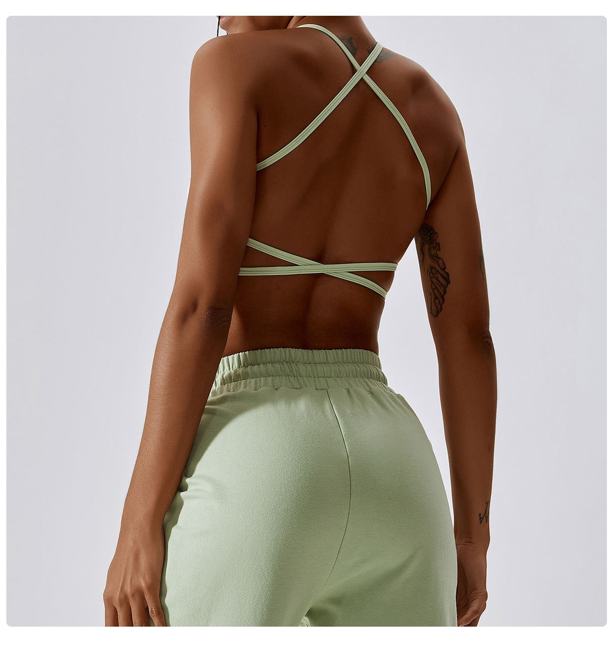 Fast Drying Nude Feeling Yoga Bra Gym High-intensity Push Up Workout Running Sports Underwear Women Shockproof Back Fitness Top   61.99 EZYSELLA SHOP