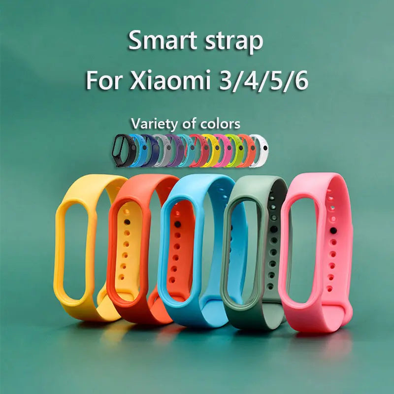 For Xiaomi 3/4/5/6 Generation Wrist Strap Smart Bracelet Silicone  Apparel & Accessories > Jewelry > Watch Accessories > Watch Bands 16.64 EZYSELLA SHOP