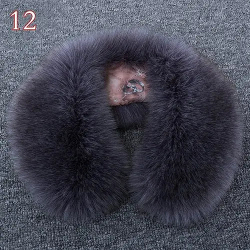 Fox Fur Collar Winter Faux Fur Scarf Jacket Coat Hat Decor Shawl Skyblue Apparel & Accessories > Clothing Accessories > Scarves & Shawls 49.25 EZYSELLA SHOP