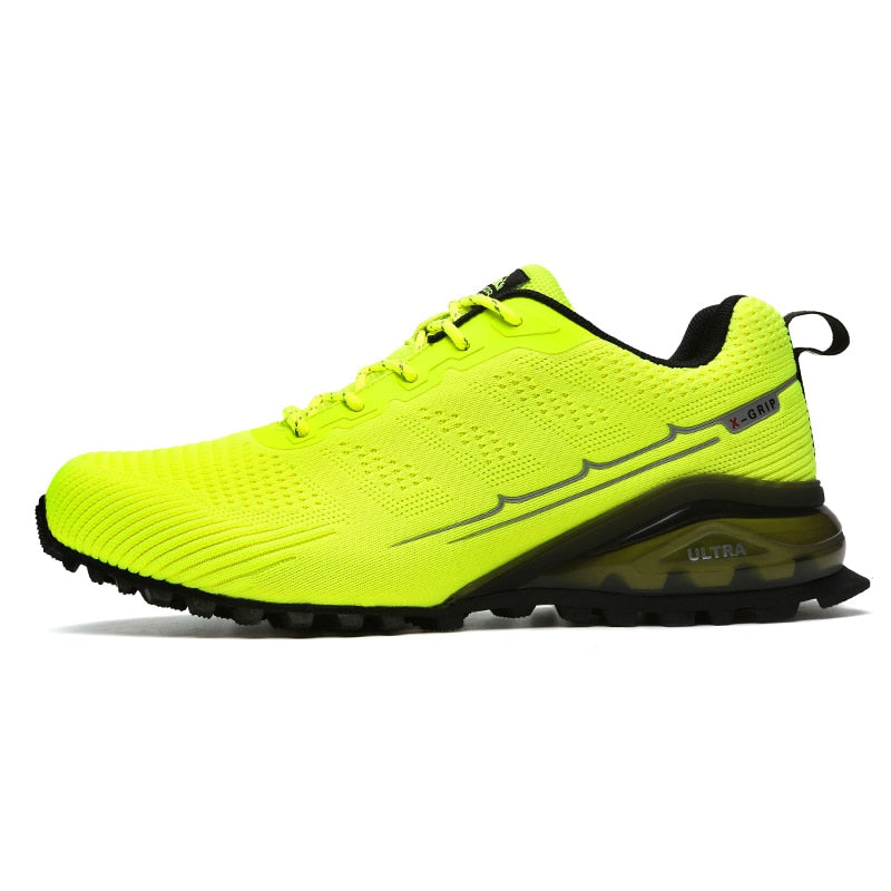 Fujeak Breathable Mesh Running Shoes Men Fashion Non-slip Sneakers Outdoor High Quality Walking Footwears Mens Lightweight Shoes Green14 Apparel & Accessories > Shoes 93.99 EZYSELLA SHOP