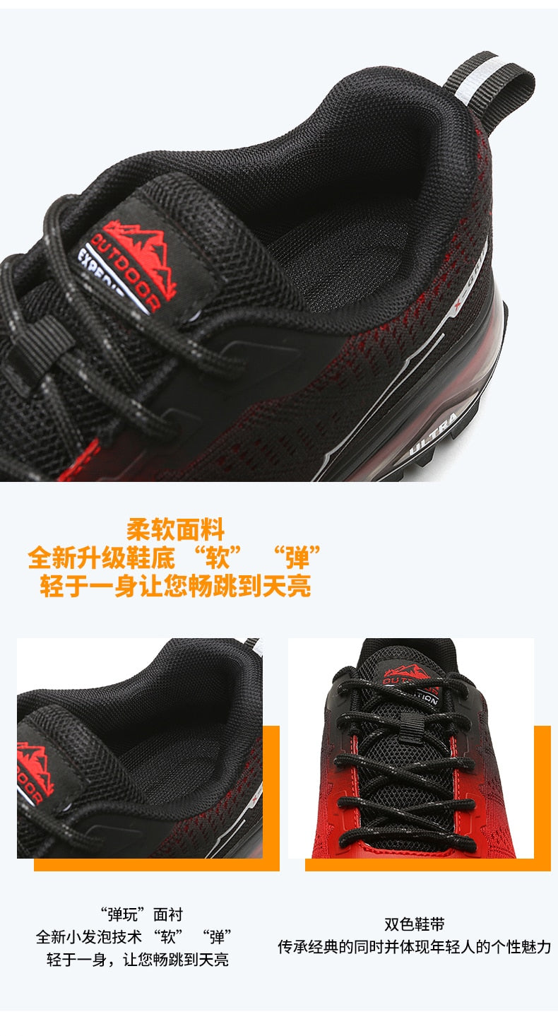Fujeak Breathable Mesh Running Shoes Men Fashion Non-slip Sneakers Outdoor High Quality Walking Footwears Mens Lightweight Shoes  Apparel & Accessories > Shoes 93.99 EZYSELLA SHOP