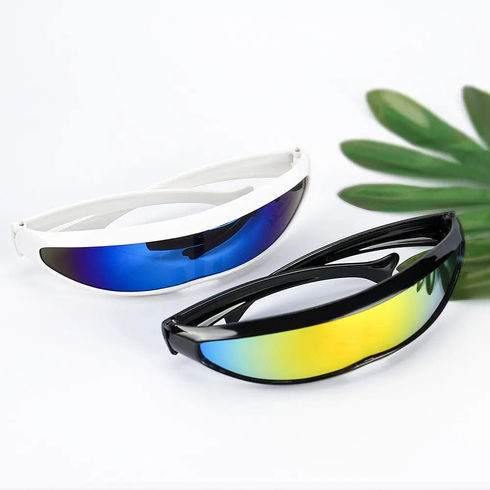 Futuristic Narrow Cyclops Visor Sunglasses Laser Eyeglasses Uv400  Apparel & Accessories > Clothing Accessories > Sunglasses 20.64 EZYSELLA SHOP