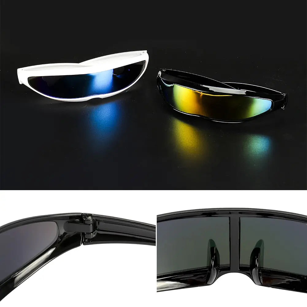 Futuristic Narrow Cyclops Visor Sunglasses Laser Eyeglasses Uv400  Apparel & Accessories > Clothing Accessories > Sunglasses 20.64 EZYSELLA SHOP