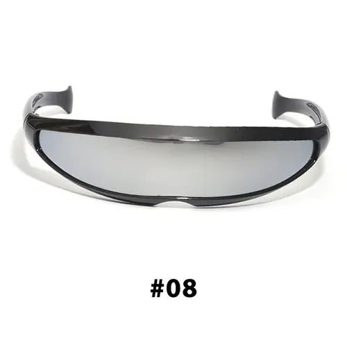 Futuristic Narrow Cyclops Visor Sunglasses Laser Eyeglasses Uv400 OtherGray Apparel & Accessories > Clothing Accessories > Sunglasses 20.64 EZYSELLA SHOP