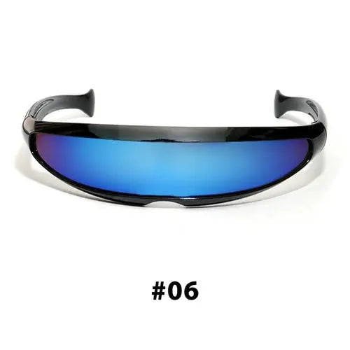 Futuristic Narrow Cyclops Visor Sunglasses Laser Eyeglasses Uv400 OtherWhite Apparel & Accessories > Clothing Accessories > Sunglasses 20.64 EZYSELLA SHOP