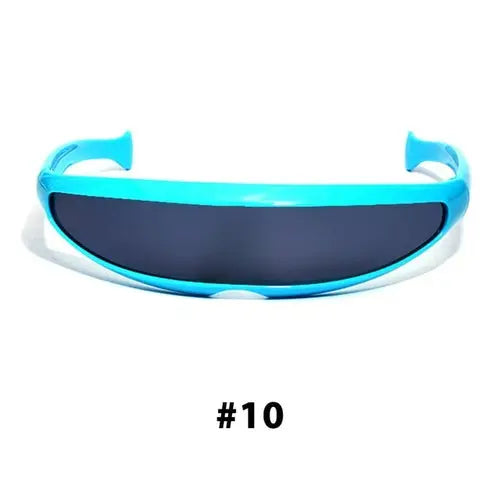 Futuristic Narrow Cyclops Visor Sunglasses Laser Eyeglasses Uv400 OtherSilver Apparel & Accessories > Clothing Accessories > Sunglasses 20.64 EZYSELLA SHOP