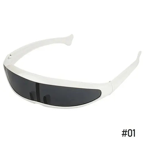 Futuristic Narrow Cyclops Visor Sunglasses Laser Eyeglasses Uv400 OtherGreen Apparel & Accessories > Clothing Accessories > Sunglasses 20.64 EZYSELLA SHOP