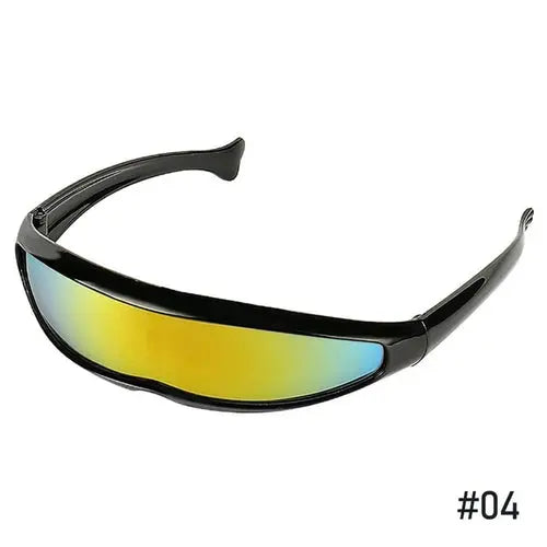 Futuristic Narrow Cyclops Visor Sunglasses Laser Eyeglasses Uv400 OtherYellow Apparel & Accessories > Clothing Accessories > Sunglasses 20.64 EZYSELLA SHOP