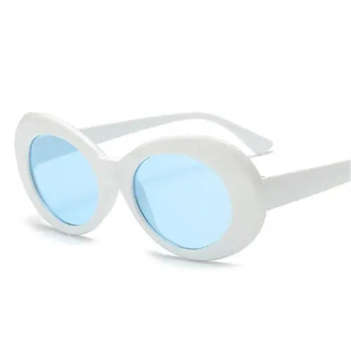 Goggle Kurt Cobain Glasses Oval Sunglasses Ladies Glasses Trendy MULTIPurple Apparel & Accessories > Clothing Accessories > Sunglasses 22.86 EZYSELLA SHOP