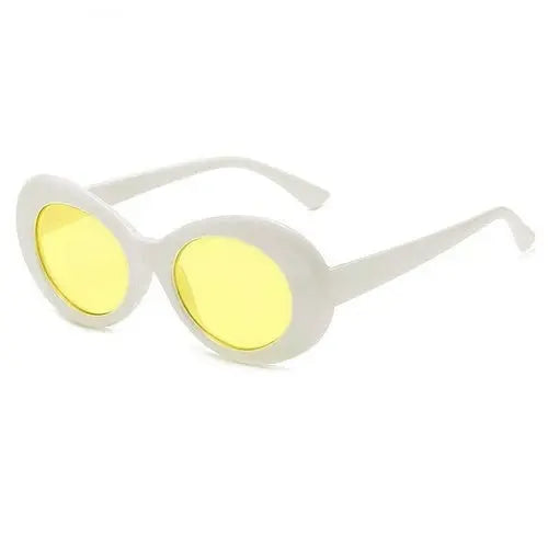 Goggle Kurt Cobain Glasses Oval Sunglasses Ladies Glasses Trendy MULTIBeige Apparel & Accessories > Clothing Accessories > Sunglasses 22.86 EZYSELLA SHOP