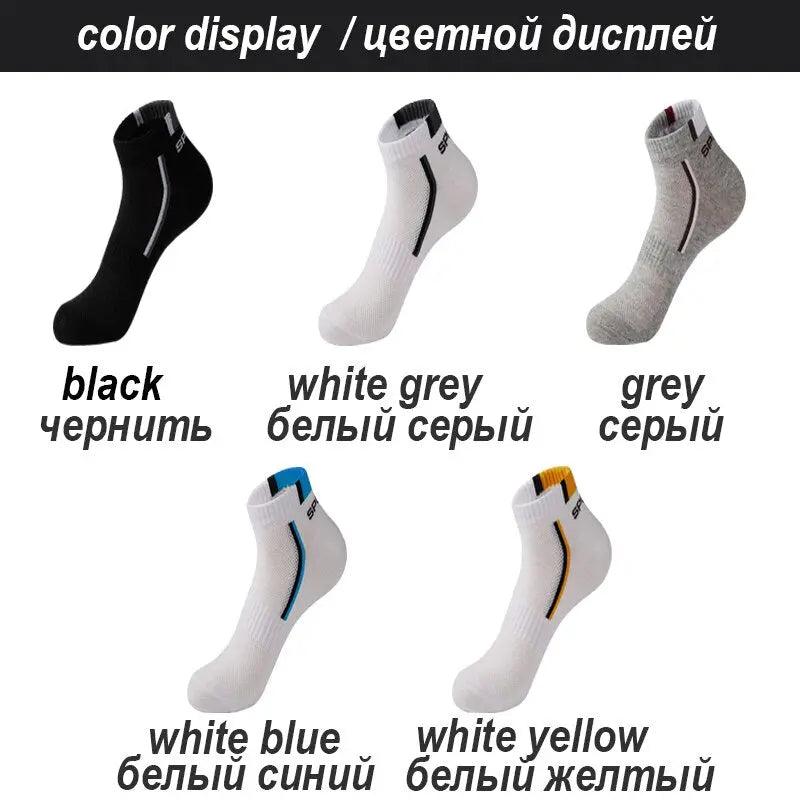 High Quality 10Pairs/Lot Men Socks Cotton Breathable Sports Socks Mesh  Socks 106.04 EZYSELLA SHOP