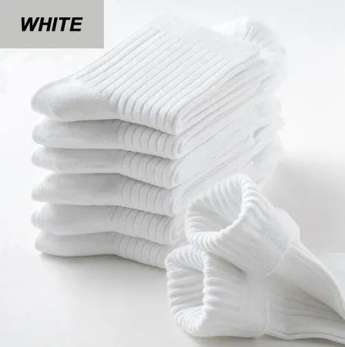 High Quality 10Pairs/lot Men's Socks Cotton Black Business Socks White Socks 133.52 EZYSELLA SHOP