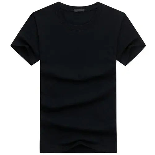 High Quality Fashion Men T Shirts Large size Casual Short Sleeve XXXLBlack T-Shirt 77.37 EZYSELLA SHOP