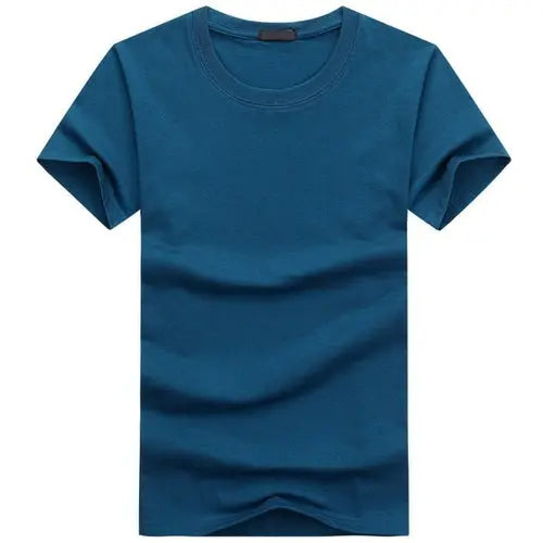 High Quality Fashion Men T Shirts Large size Casual Short Sleeve XXXLSkyblue T-Shirt 77.37 EZYSELLA SHOP